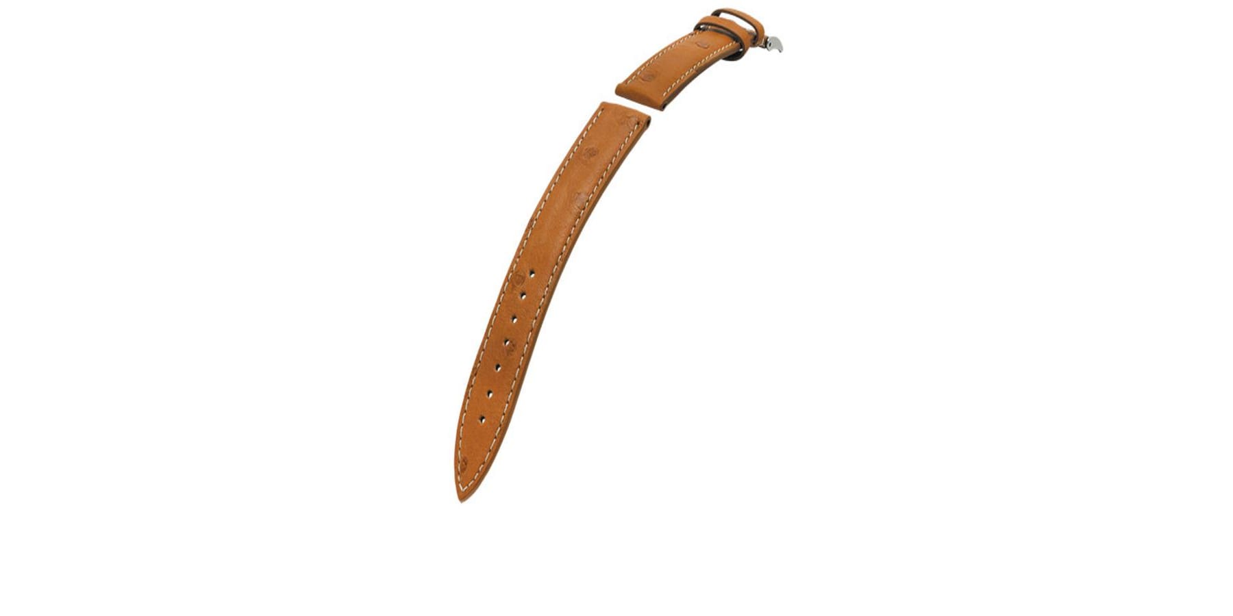 Bracelet de montre Bouveret en cuir d'autruche Opéra 4190