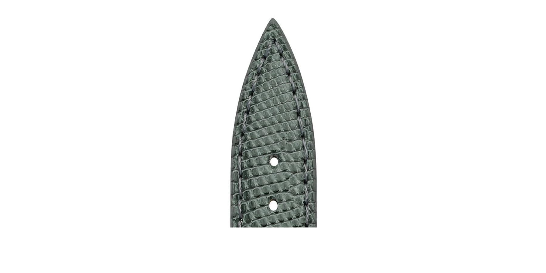 Bracelet de montre Bouveret en cuir de lézard Vendôme 4270 bouteille