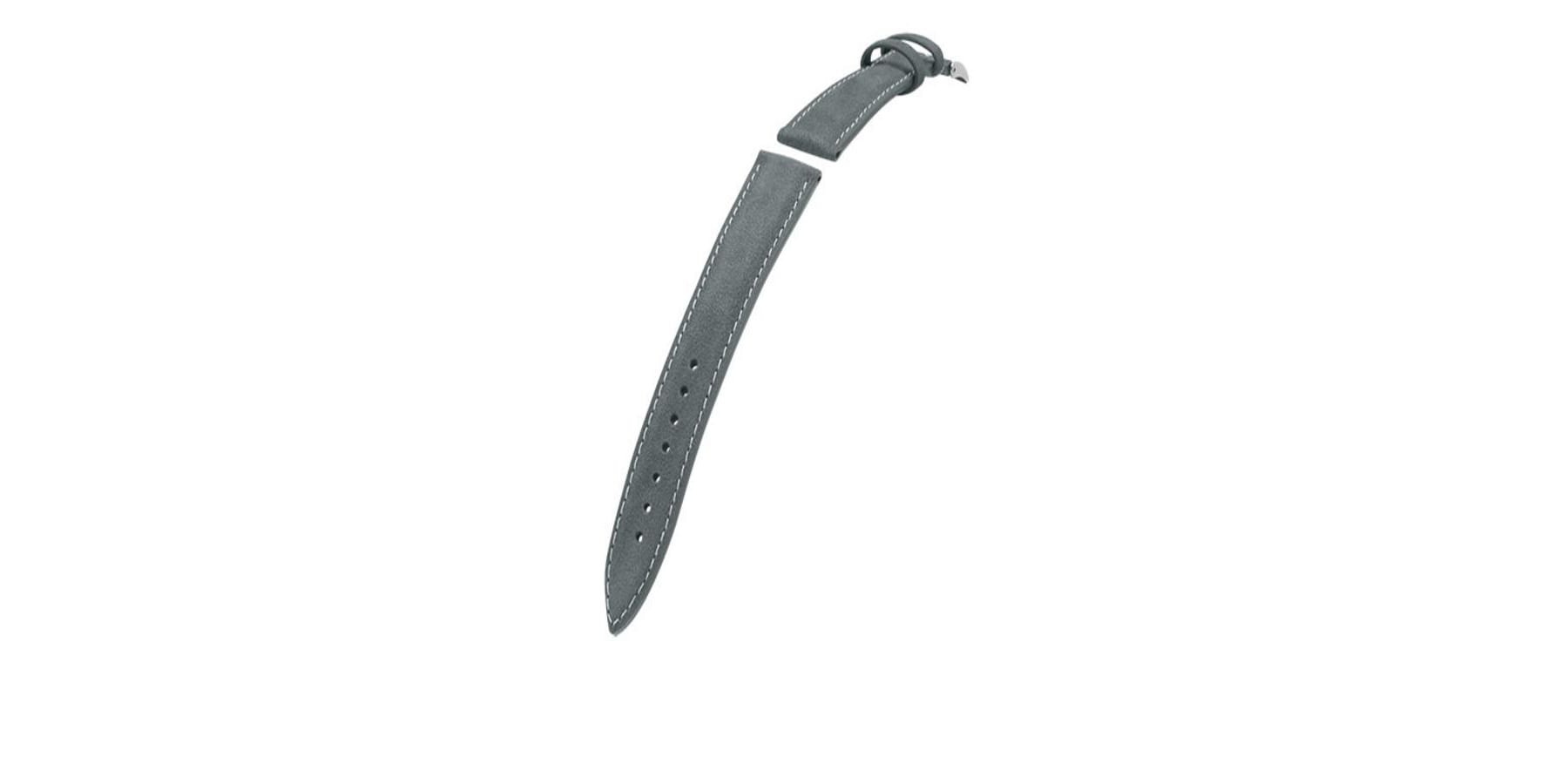 Bracelet de montre Bouveret en cuir de taurillon nubucké Capitole 4701