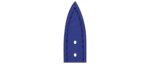 Bracelet de montre Bouveret en cuir de veau Haussman 4451 bleu myosotis 1