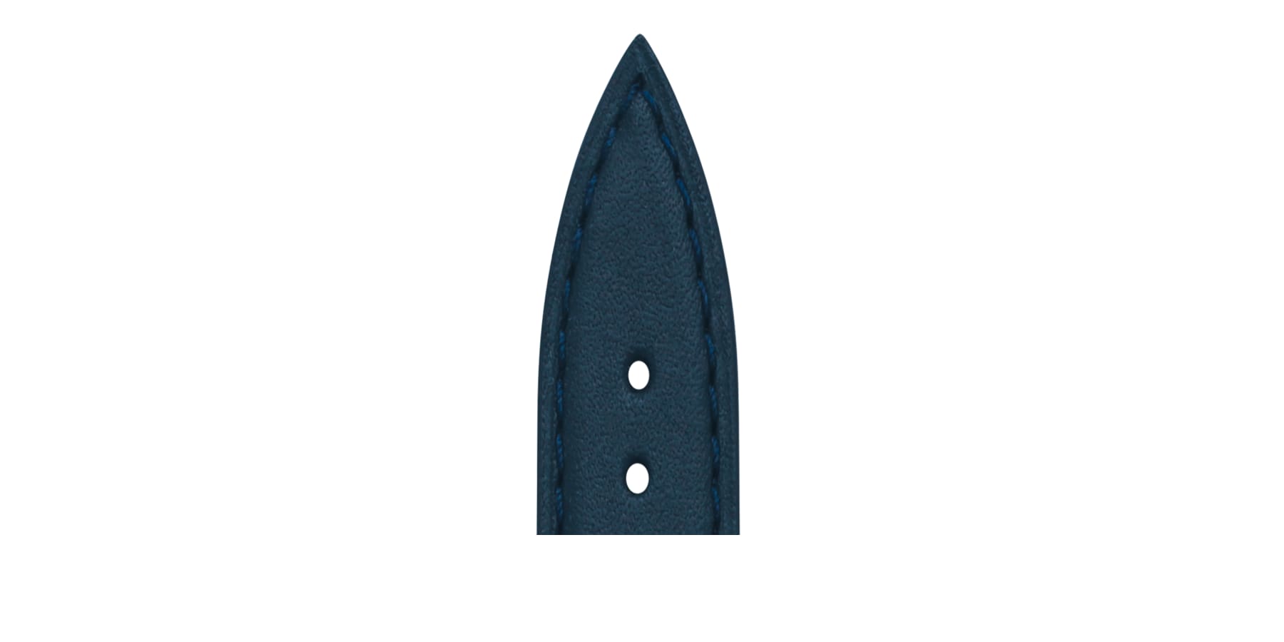 Bracelet de montre Bouveret en cuir de veau barenia Bastille 4441 Bleu marine