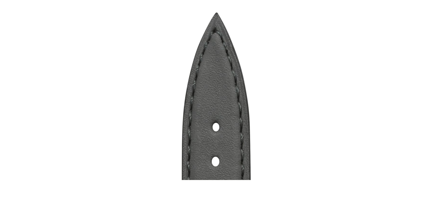 Bracelet de montre Bouveret en cuir de veau barenia Bastille 4441 Gris anthracite
