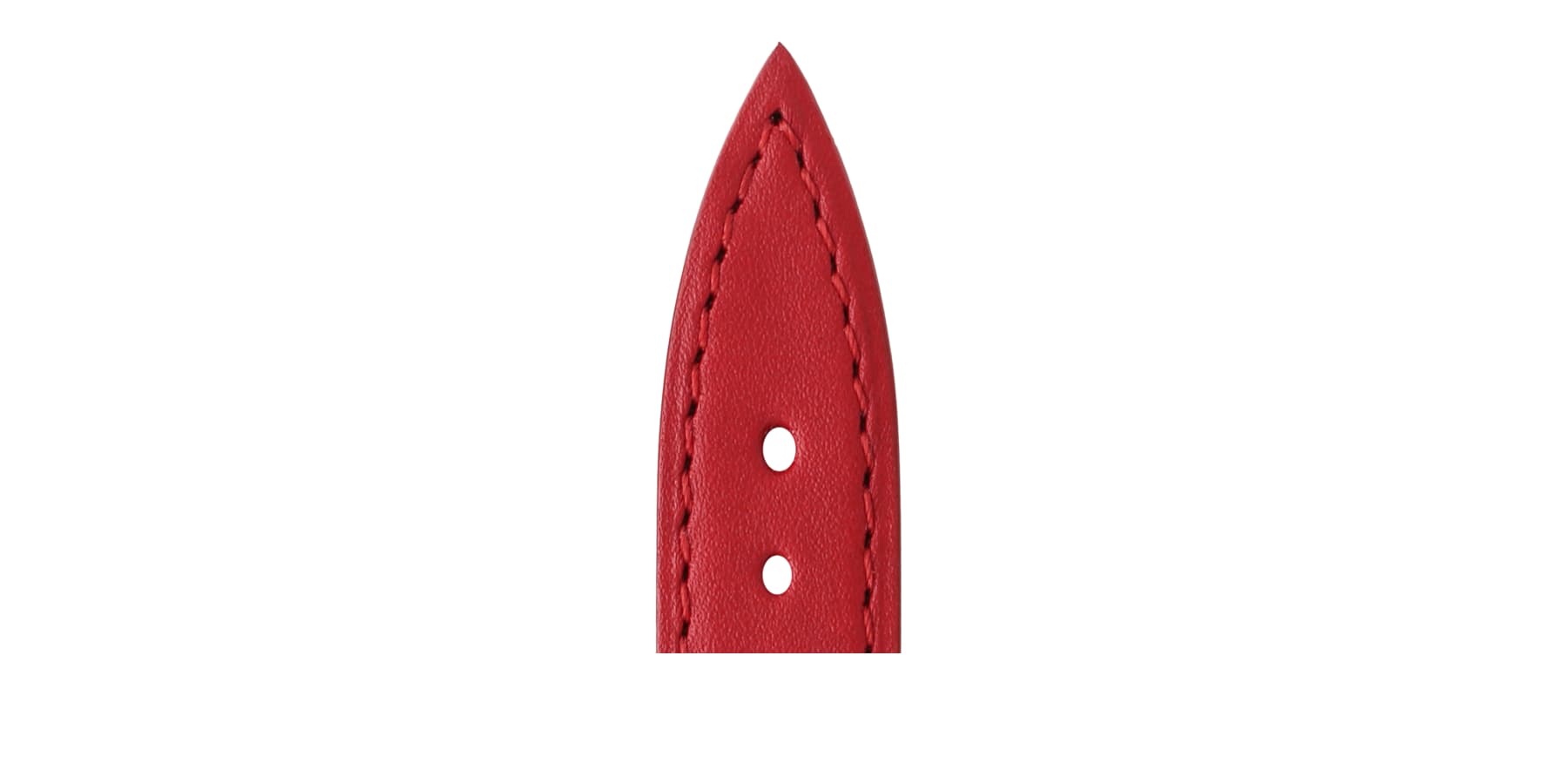 Bracelet de montre Bouveret en cuir de veau barenia Bastille 4441 Rouge