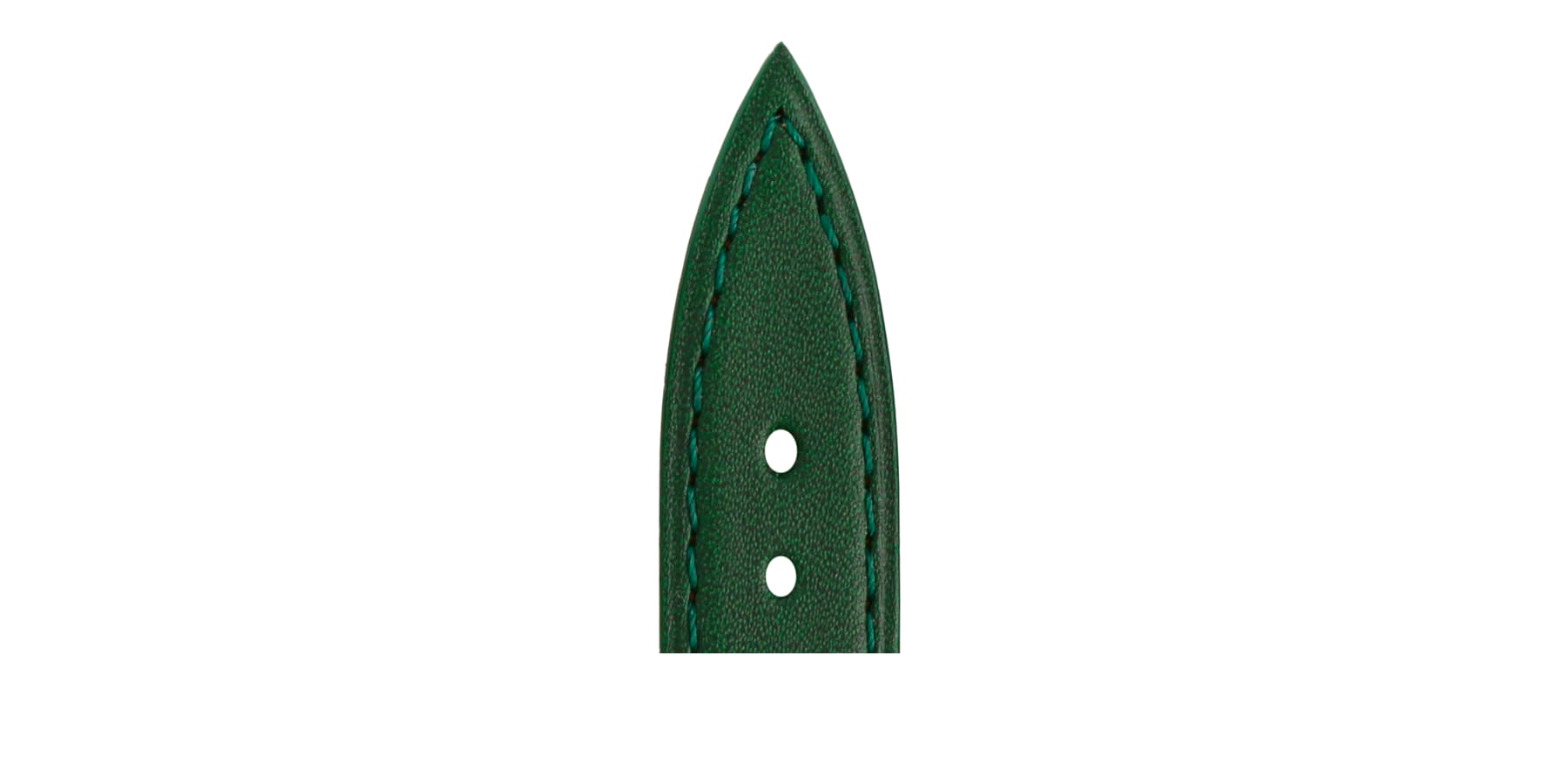 Bracelet de montre Bouveret en cuir de veau barenia Bastille 4441 Vert empire