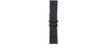 Bracelet de montre Bouveret en cuir de veau grainé Hermitage 4460 noir 2