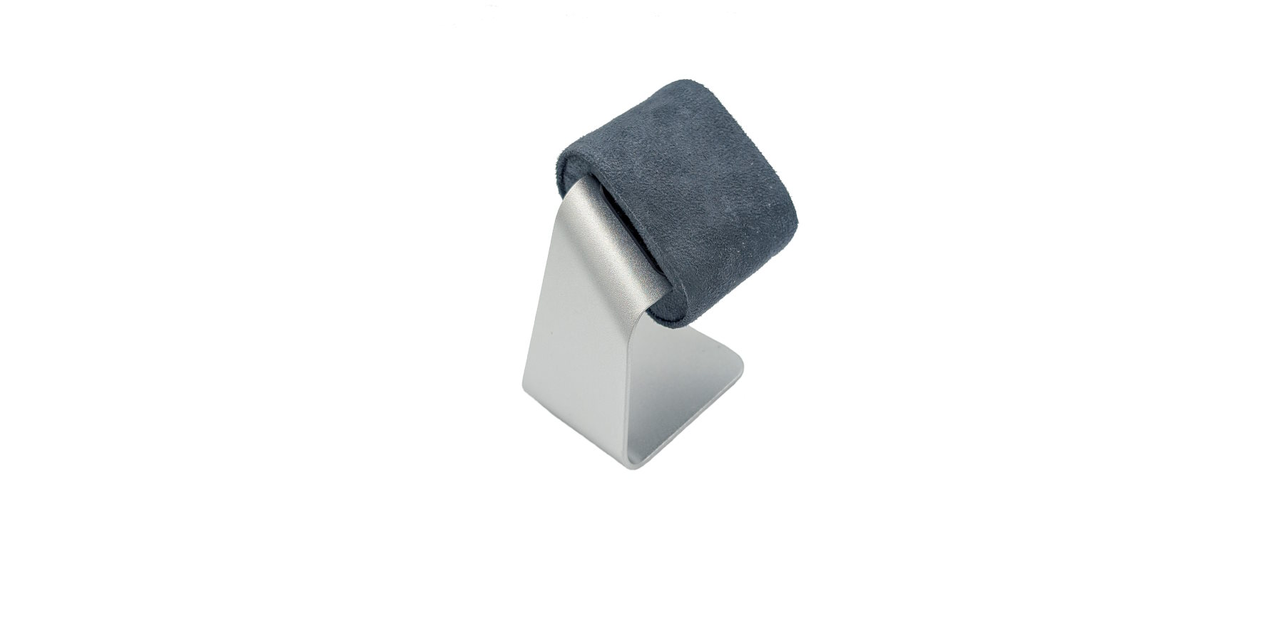 Présentoir de montre aluminium et gris