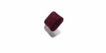 Présentoir montres aluminium et bordeaux