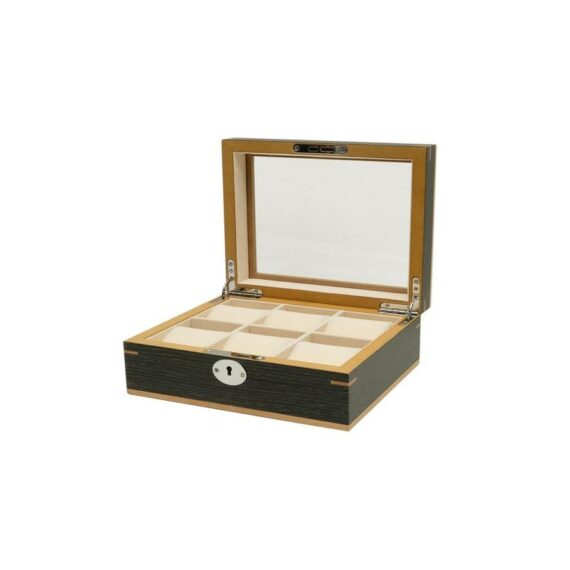 boite-a-montres-clipperton-6-en-bois-gris-avec-couvercle-en-verre