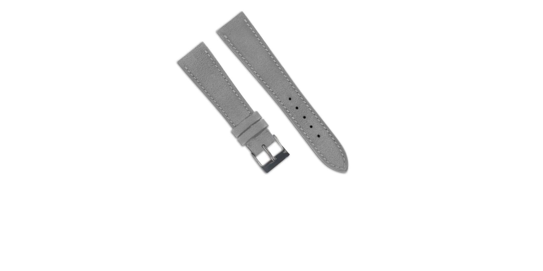 Bracelet chroma stripes Veau vieilli gris VV03