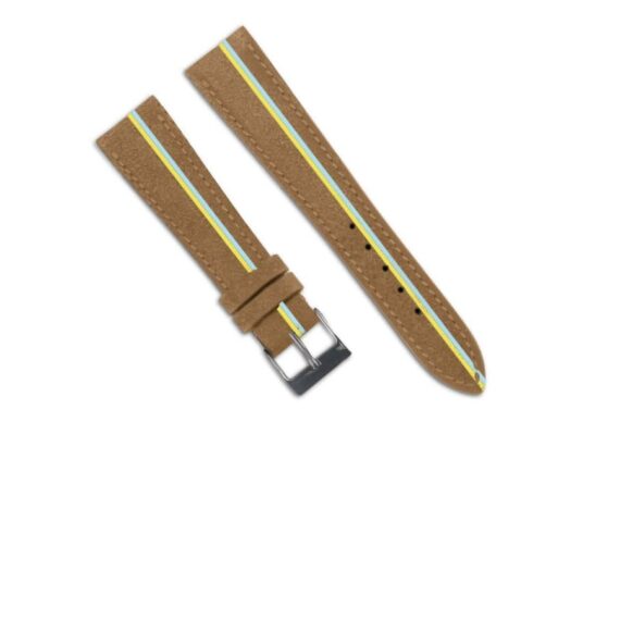Bracelet chroma stripes veau avec ligne