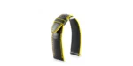 bracelet-artisan-alligator-noir-jaune