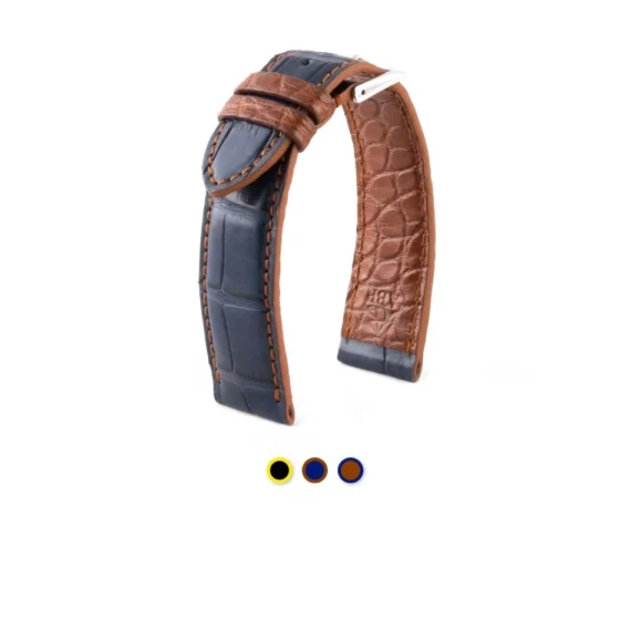 bracelet-montre-artisan-cuir-alligator