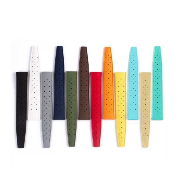 apple-watch-bracelet-montre-caoutchouc-tropic-rubber-noir-marron-vert-rouge-