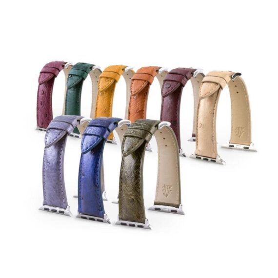 apple-watch-bracelet-montre-classique-essential-cuir-autruche