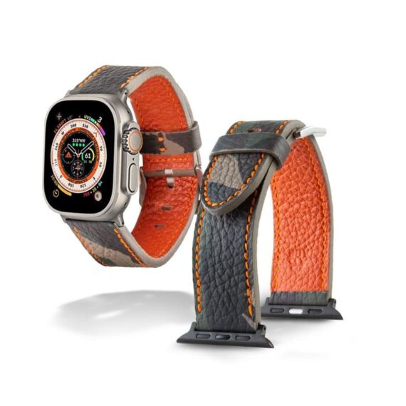 bracelet-cuir-apple-watch-ultra-camo-buffle-camouflage-holli-ultra