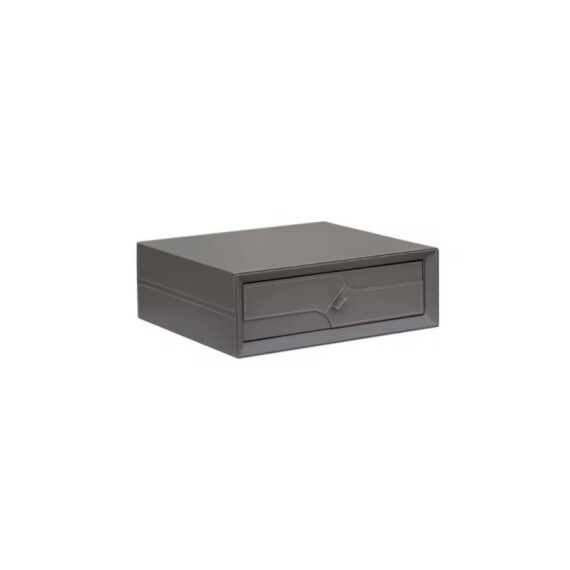 coffre-fort tiroir pour 15 montres Kronokeeper en cuir vegan