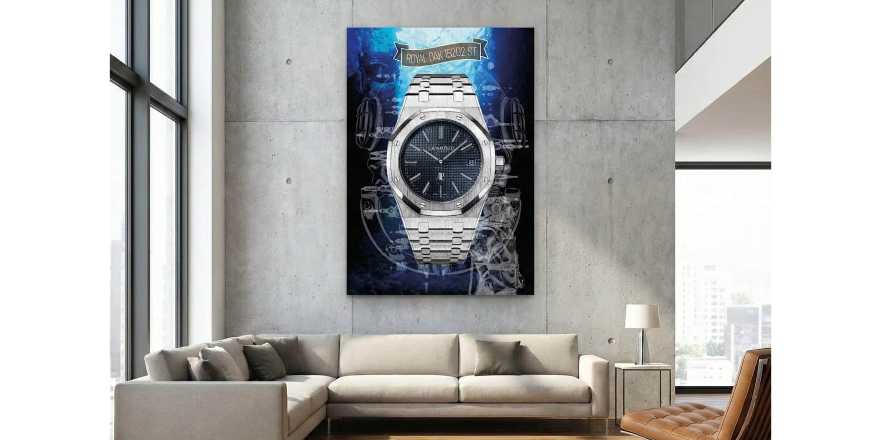 Royal Oak 15202ST Illustration on aluminum Dibond