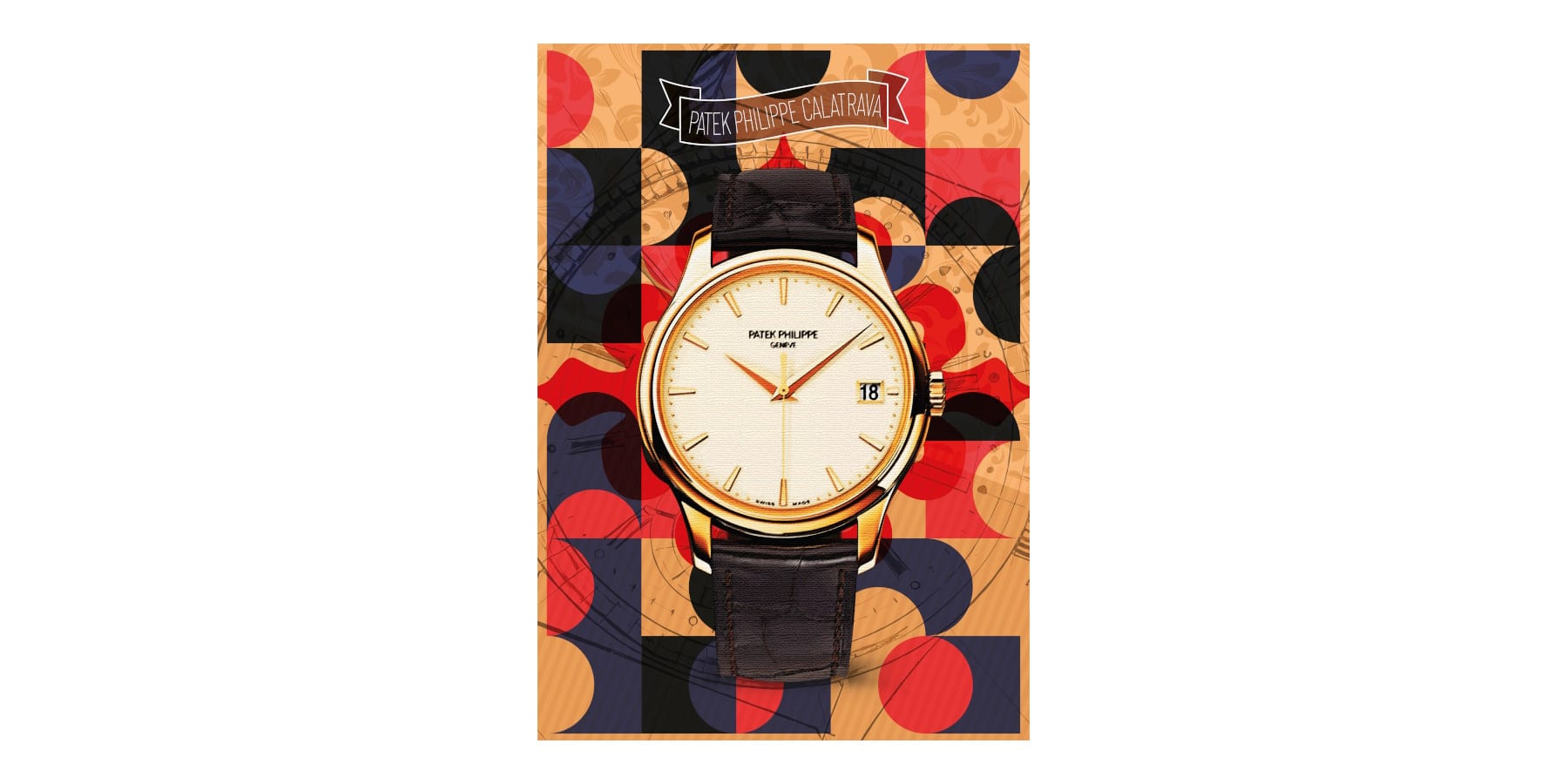 Patek Philippe Calatrava Alu Dibond Print - Image 3