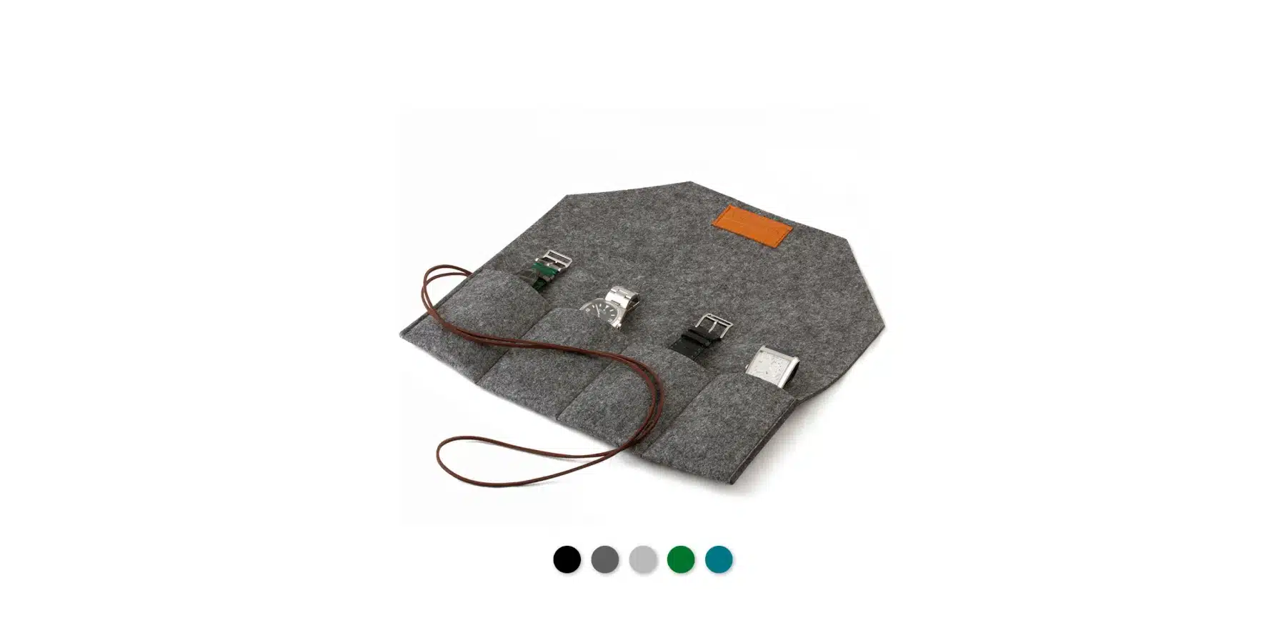 Felt Watch Pouch for 4 Watches