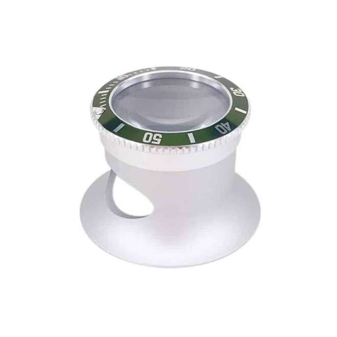 10x Magnifying Loupe Green Sub MisterChrono