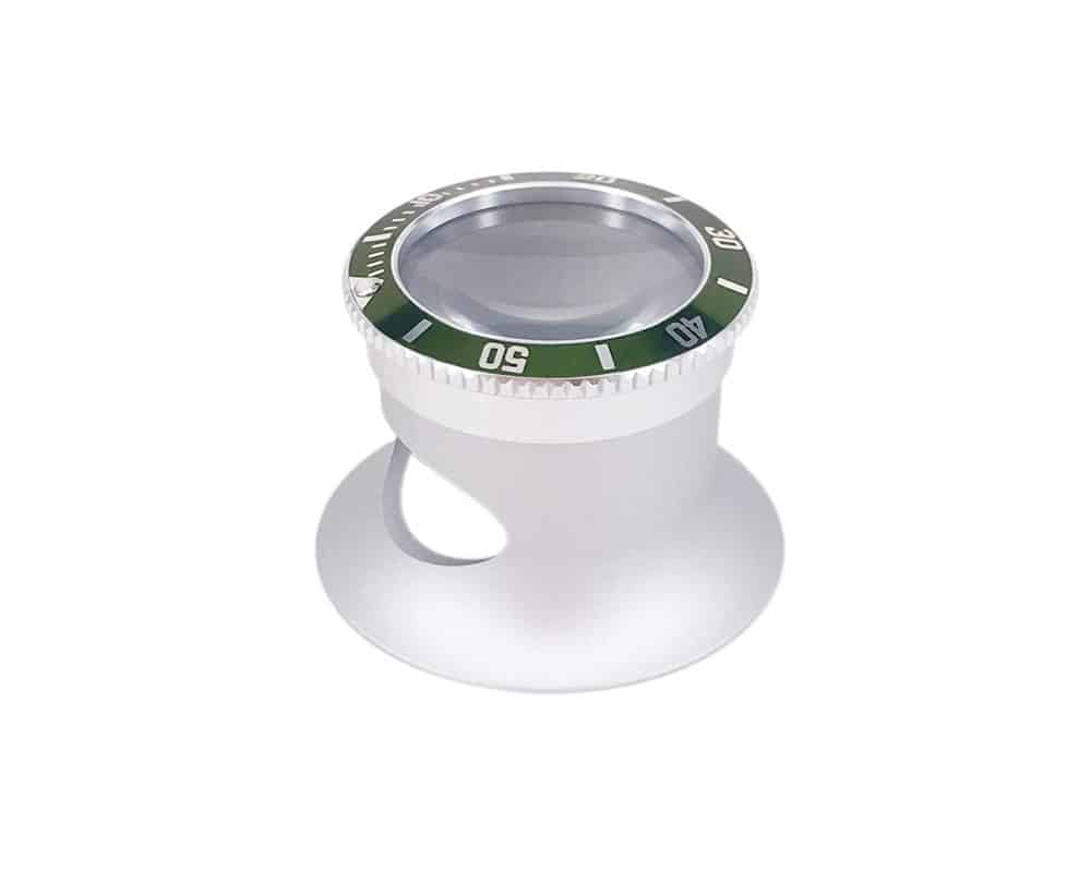 10x Magnifying Loupe Green Sub MisterChrono