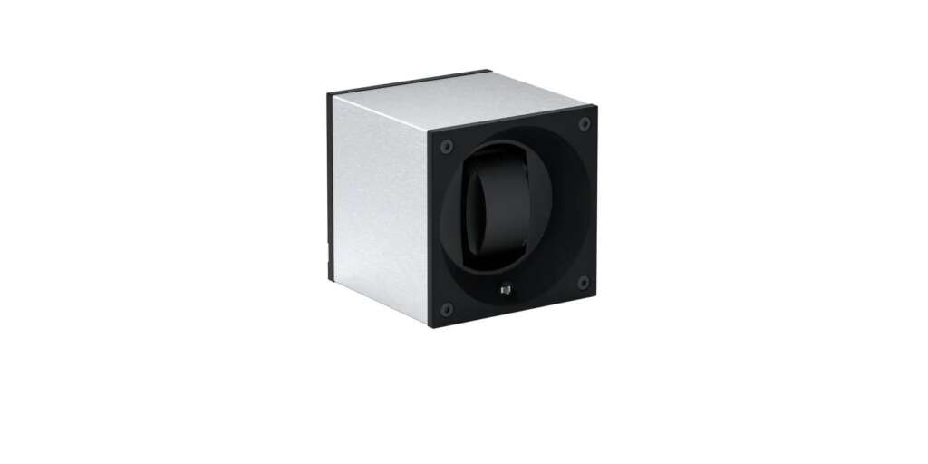 Remontoir SwissKubik Masterbox Aluminium Brossé pour 1 montre