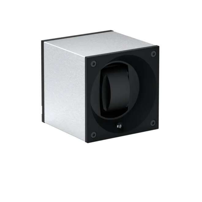 Remontoir SwissKubik Masterbox Aluminium Brossé pour 1 montre