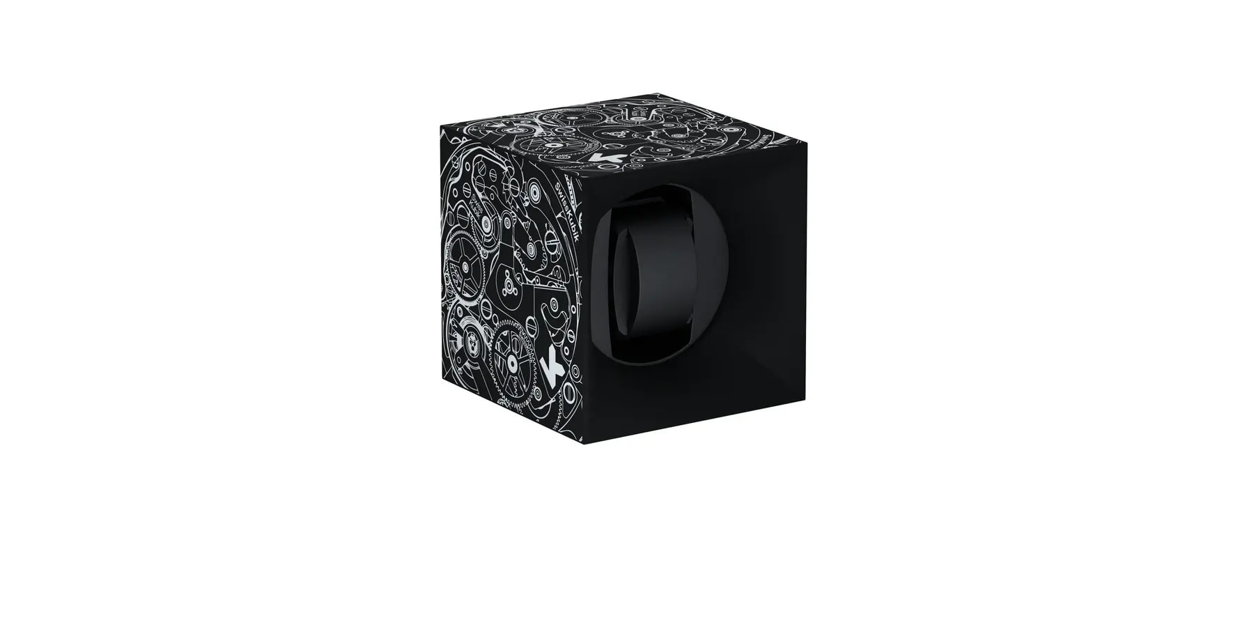 SwissKubik Startbox Soft Touch Black Watch Winder - Image 3