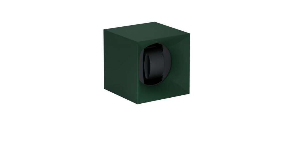 SwissKubik Startbox Soft Touch Green Watch Winder