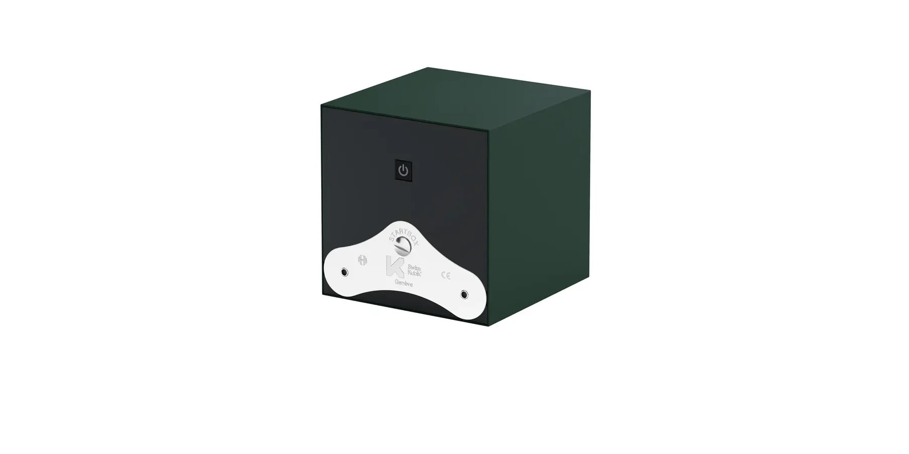 SwissKubik Startbox Soft Touch Green Watch Winder - Image 5