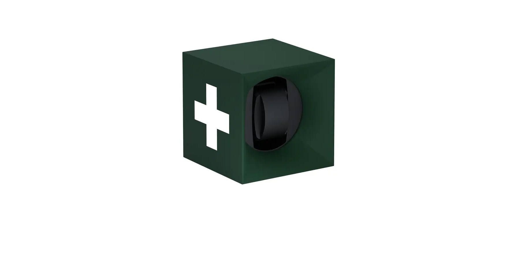 SwissKubik Startbox Soft Touch Green Watch Winder - Image 4