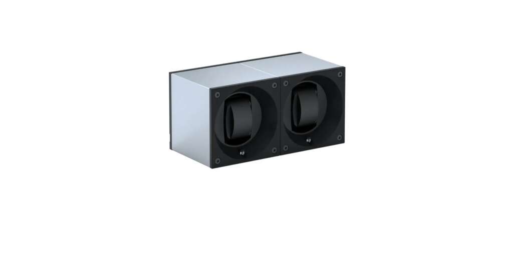 SwissKubik Masterbox 2-Watch Winder Silver