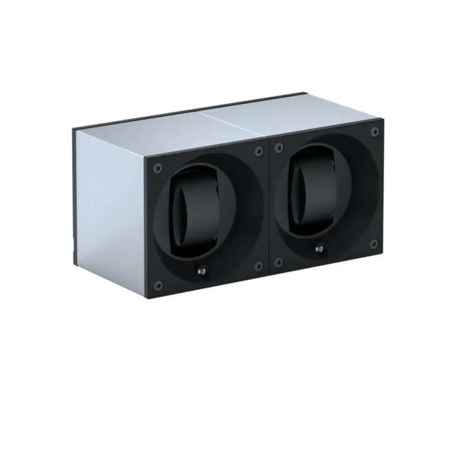 SwissKubik Masterbox 2-Watch Winder Silver