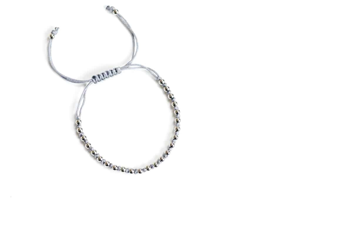 OH Selection Camille Grey Macramé Bracelet