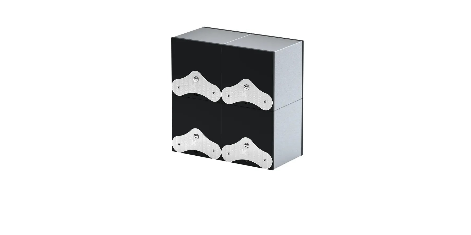 SwissKubik Masterbox 4-Watch Winder Brushed Aluminum - Image 2