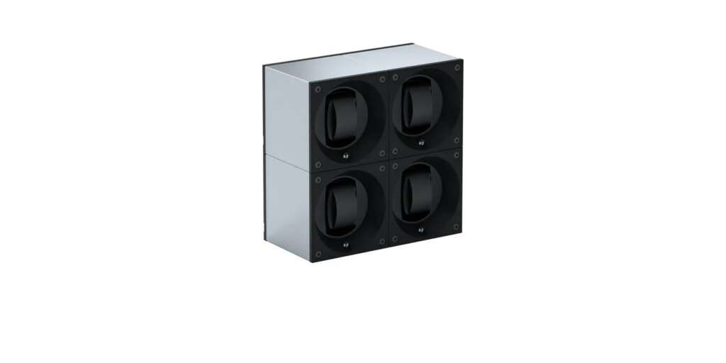Remontoir SwissKubik Masterbox Argent pour 4 montres