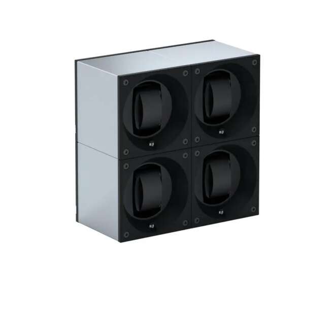 Remontoir SwissKubik Masterbox Argent pour 4 montres
