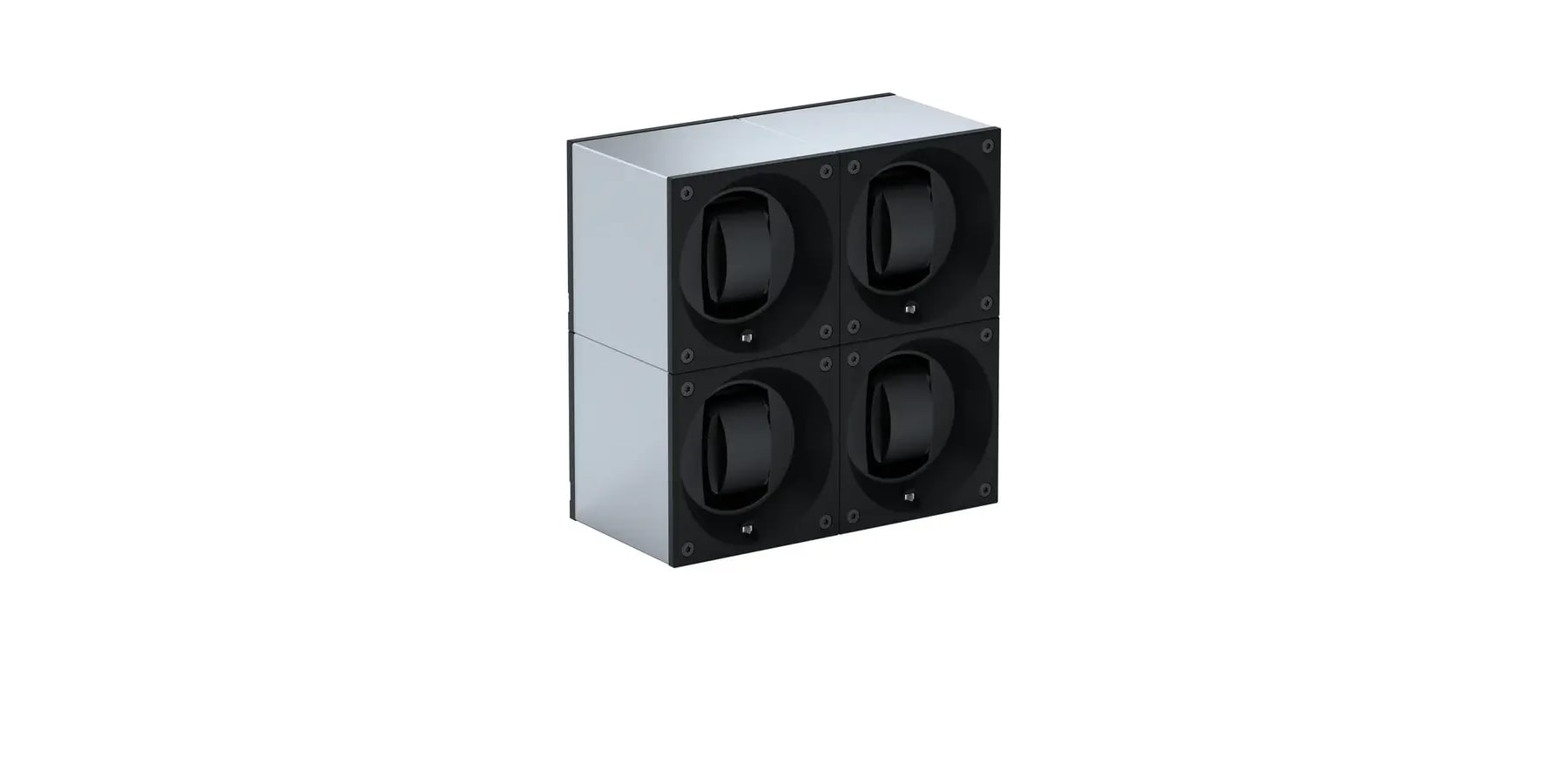 Remontoir SwissKubik Masterbox Argent pour 4 montres
