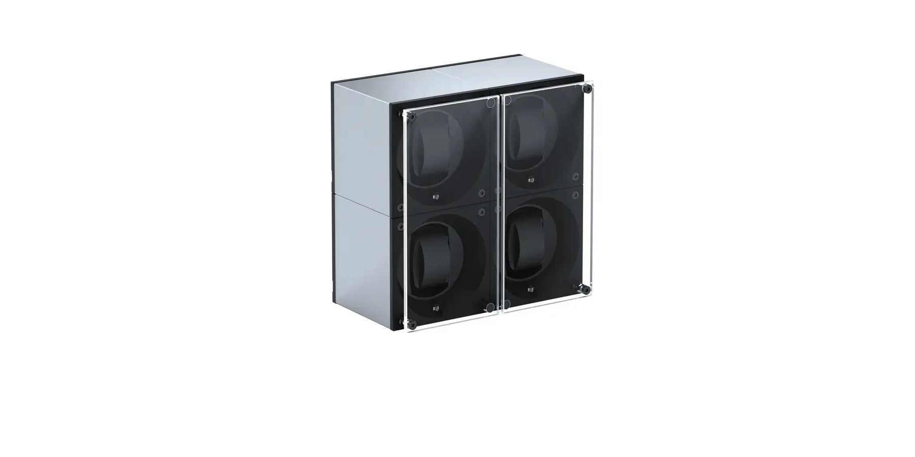 Remontoir SwissKubik Masterbox Argent pour 4 montres – Image 3