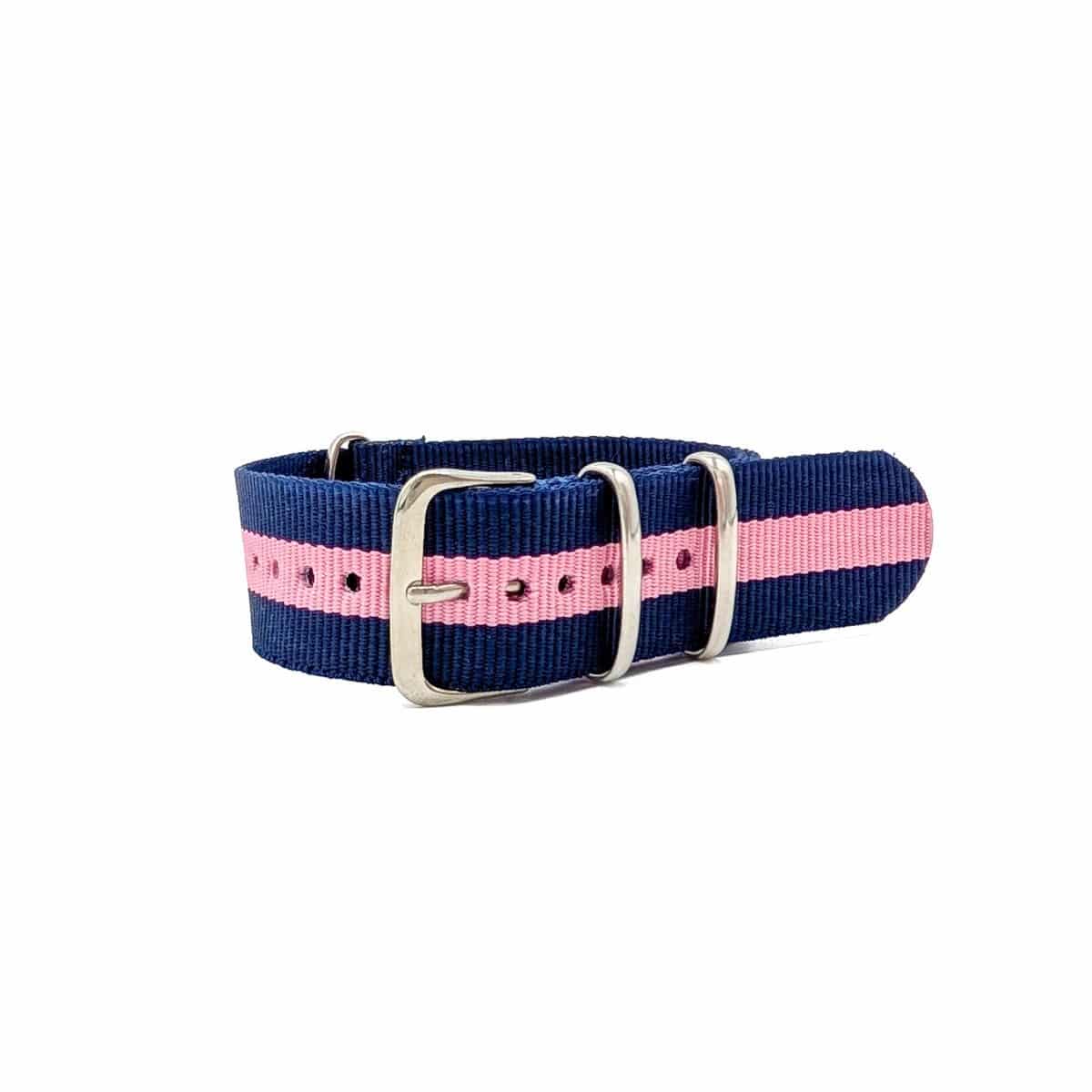 Trendy Blue and Pink NATO Strap