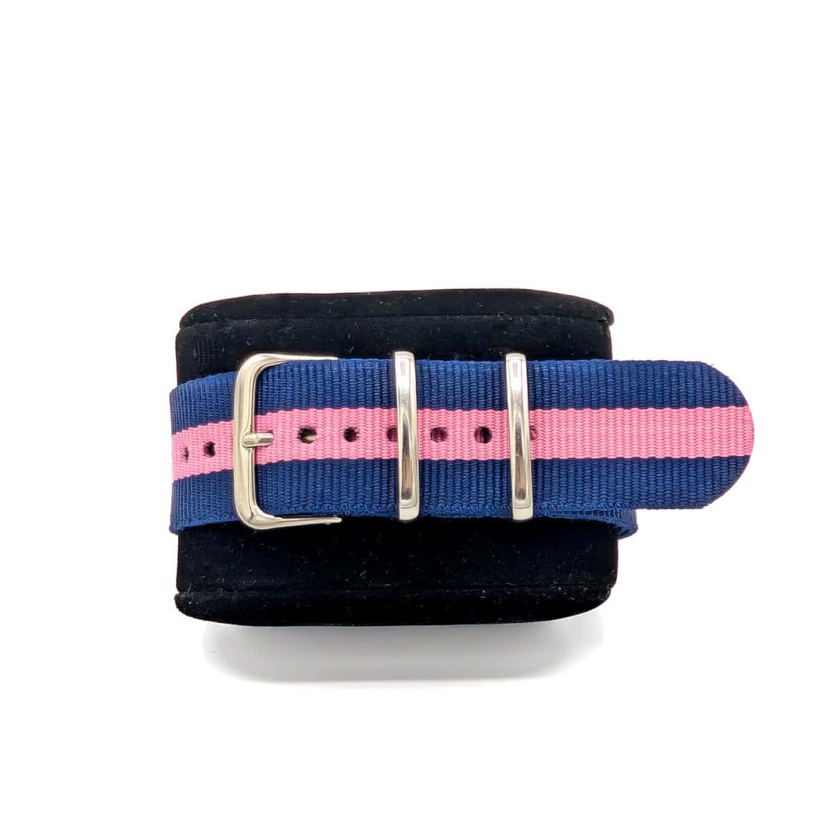 Trendy Blue and Pink NATO Strap - Image 2
