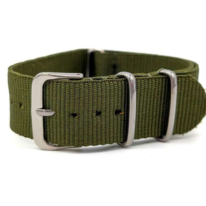 Dark Khaki Military NATO Strap