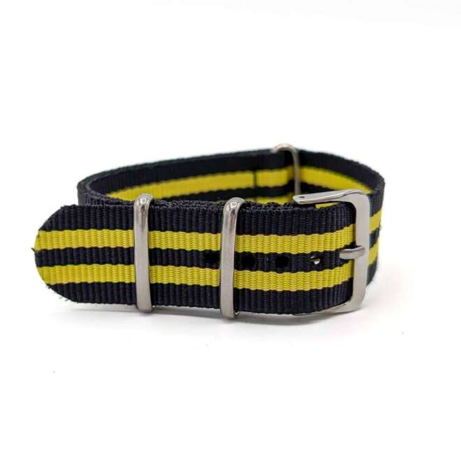 NATO Colors Black and Yellow Strap