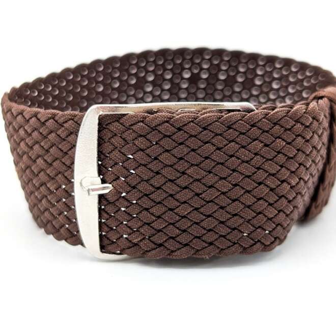 Bracelet Perlon Classic marron