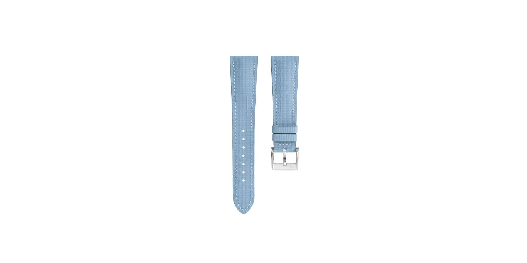 Bracelet signature Delugs en sailcloth bleu