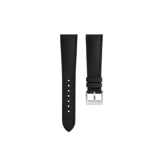 Bracelet signature Delugs en sailcloth noir
