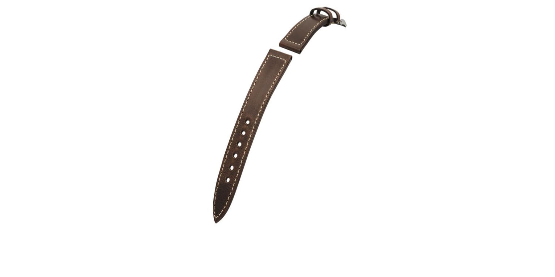 Bouveret Monaco vintage Pull-up cowhide leather watch strap
