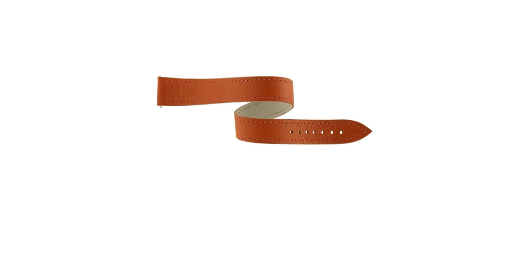 Bouveret Haussman Double Tour Calfskin Watch Strap