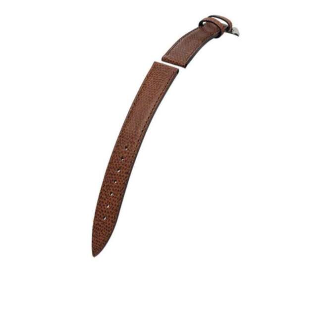 Bracelet de montre Bouveret en cuir de veau grain dauphin Dauphine
