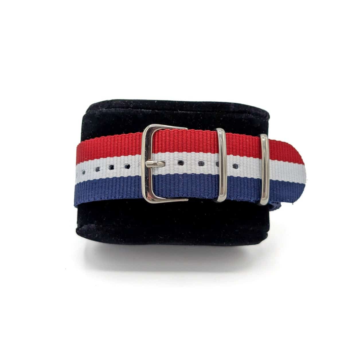 Trendy NATO Strap in Blue, White and Red - Image 2